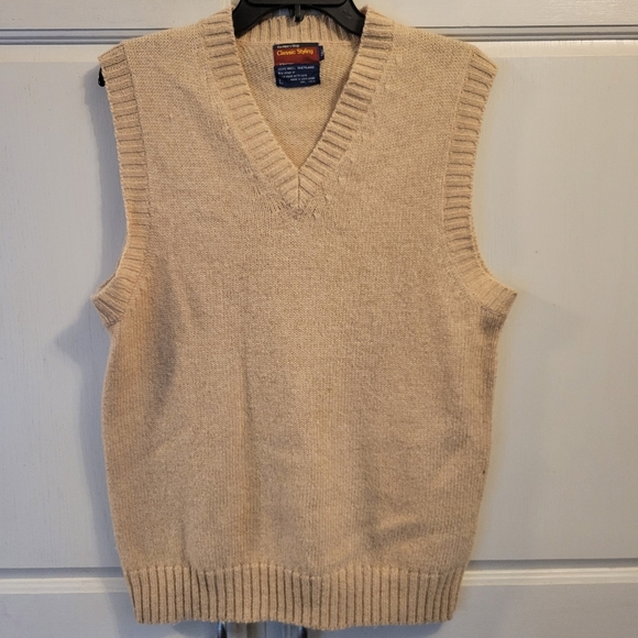 Vintage JCPenney Men's Shetland Wool Vest - Picture 1 of 8